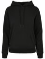Dames Hoodie Basic Build Your Brand BB007 zwart